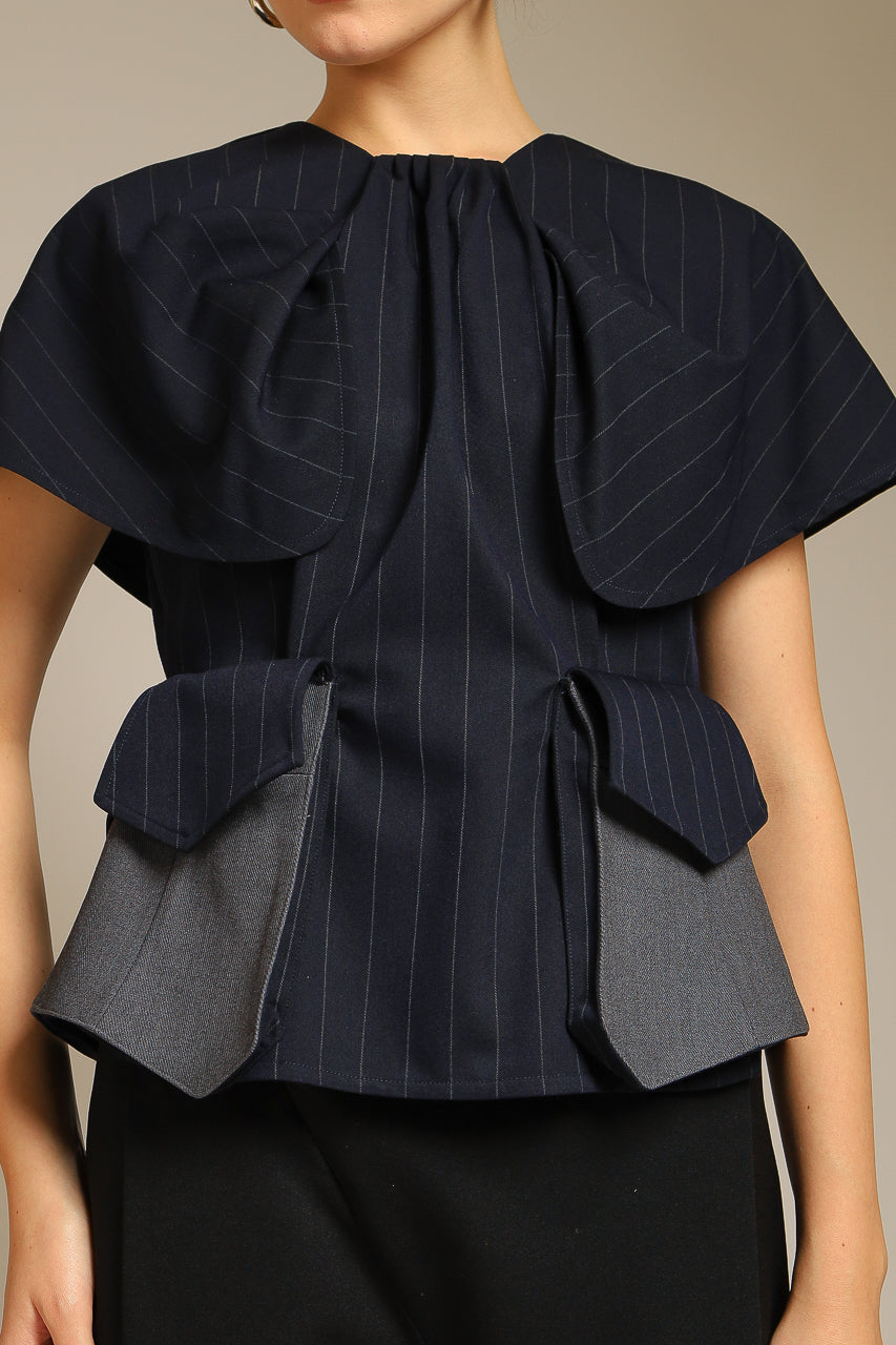 Bloom et Champs Love Navy Blouse