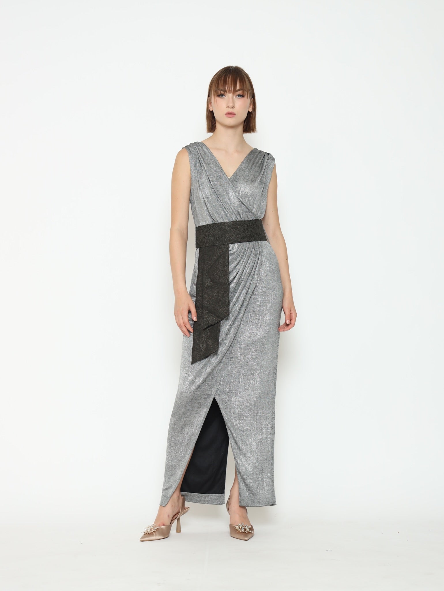 Bloom et Champs Dress Ploi With Belt