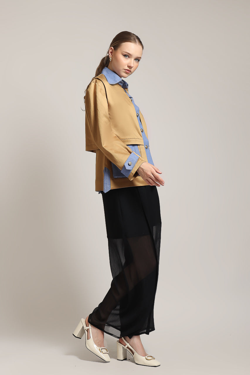 Bloom et Champs Kemeja Safari Denim