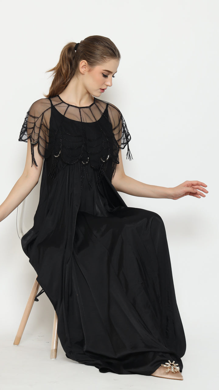 Bloom et Champs Kaftan Spaghetti Dress and Bolero