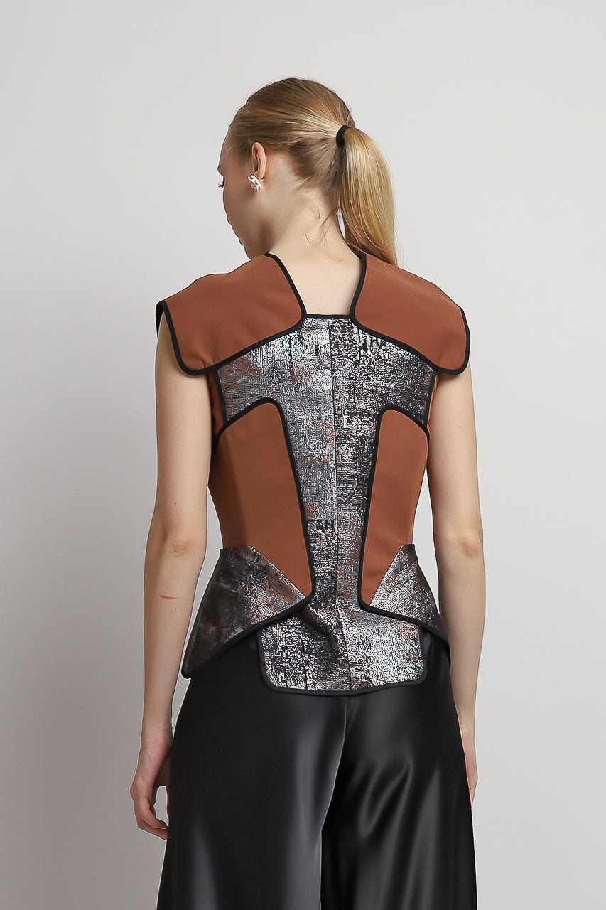 Bloom et Champs Top Jacket Caramel