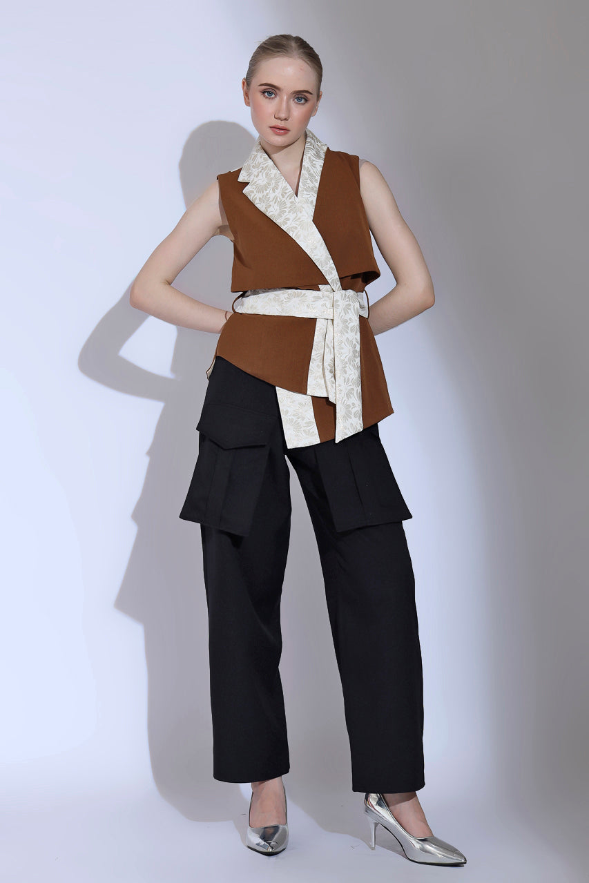 Bloom et Champs Vest Jinjet Terracotta