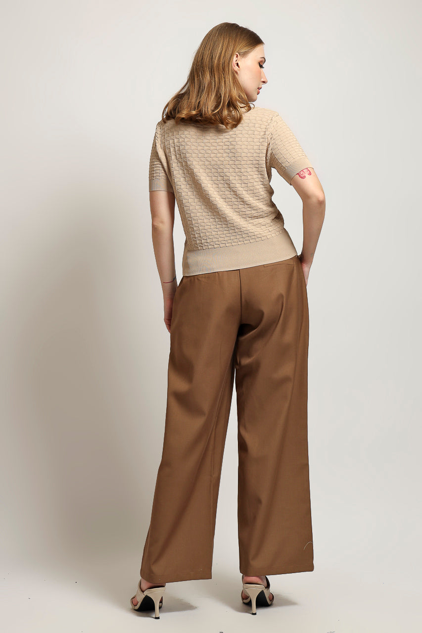 Bloom et Cotton Double Waisted Pants