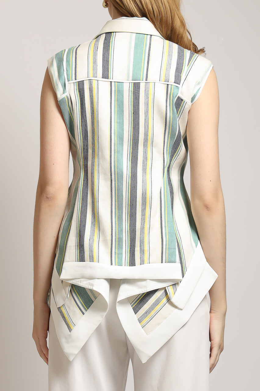 Bloom et Champs Vest Linen Salur
