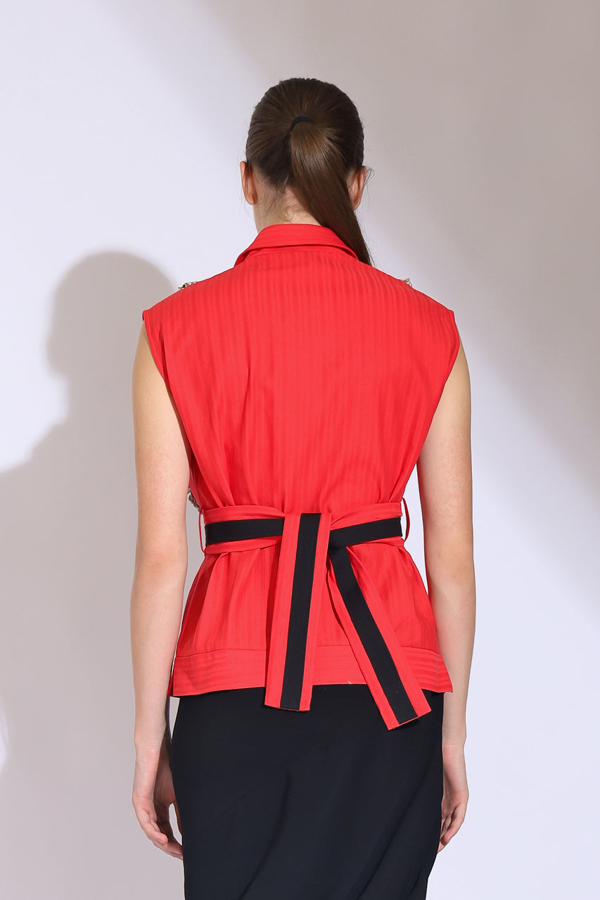 Bloom et Champs Kemeja Lingkar Merah