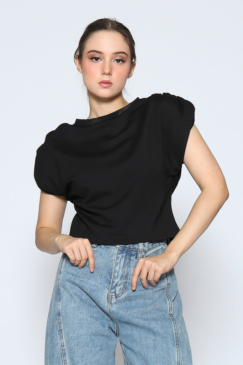 Bloom et Cotton Black Tee