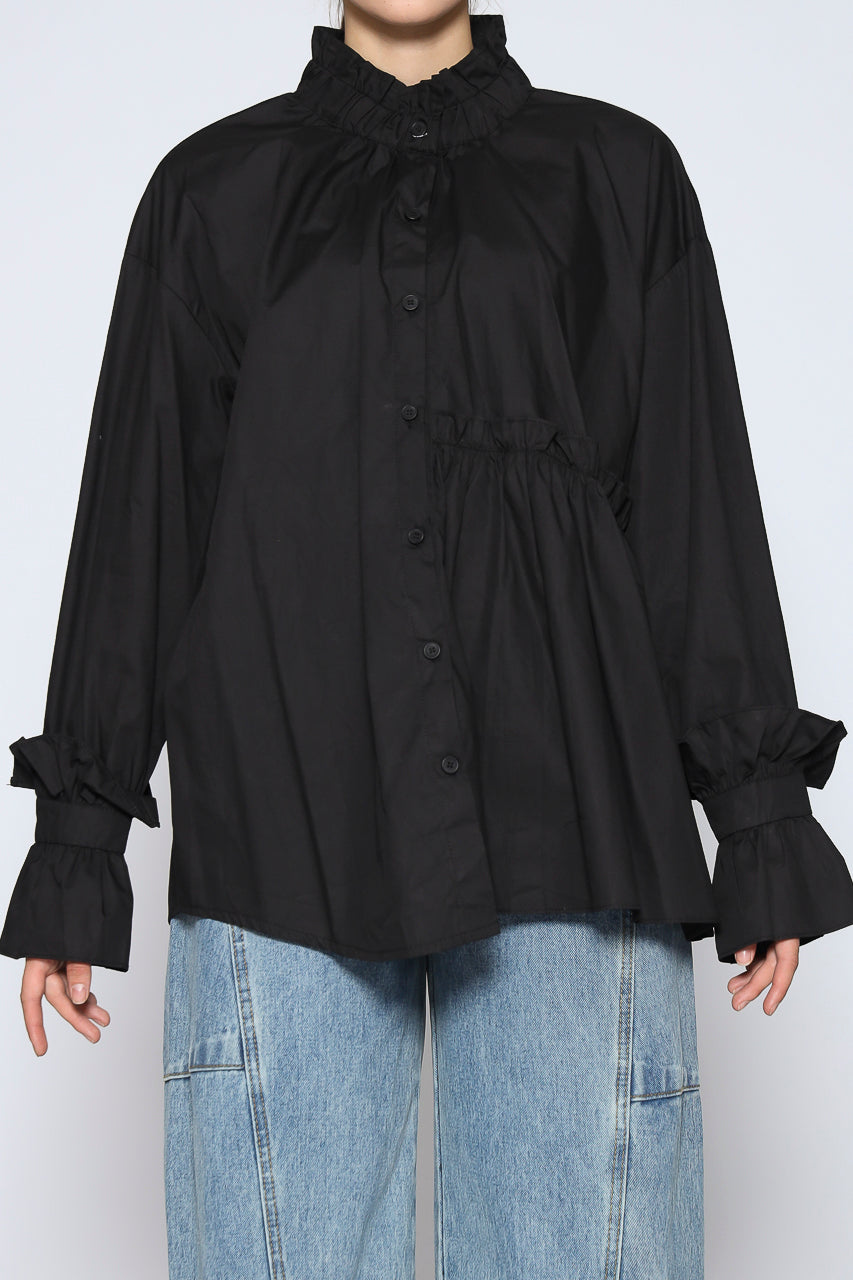 Bloom et Cotton High Neck Shirt