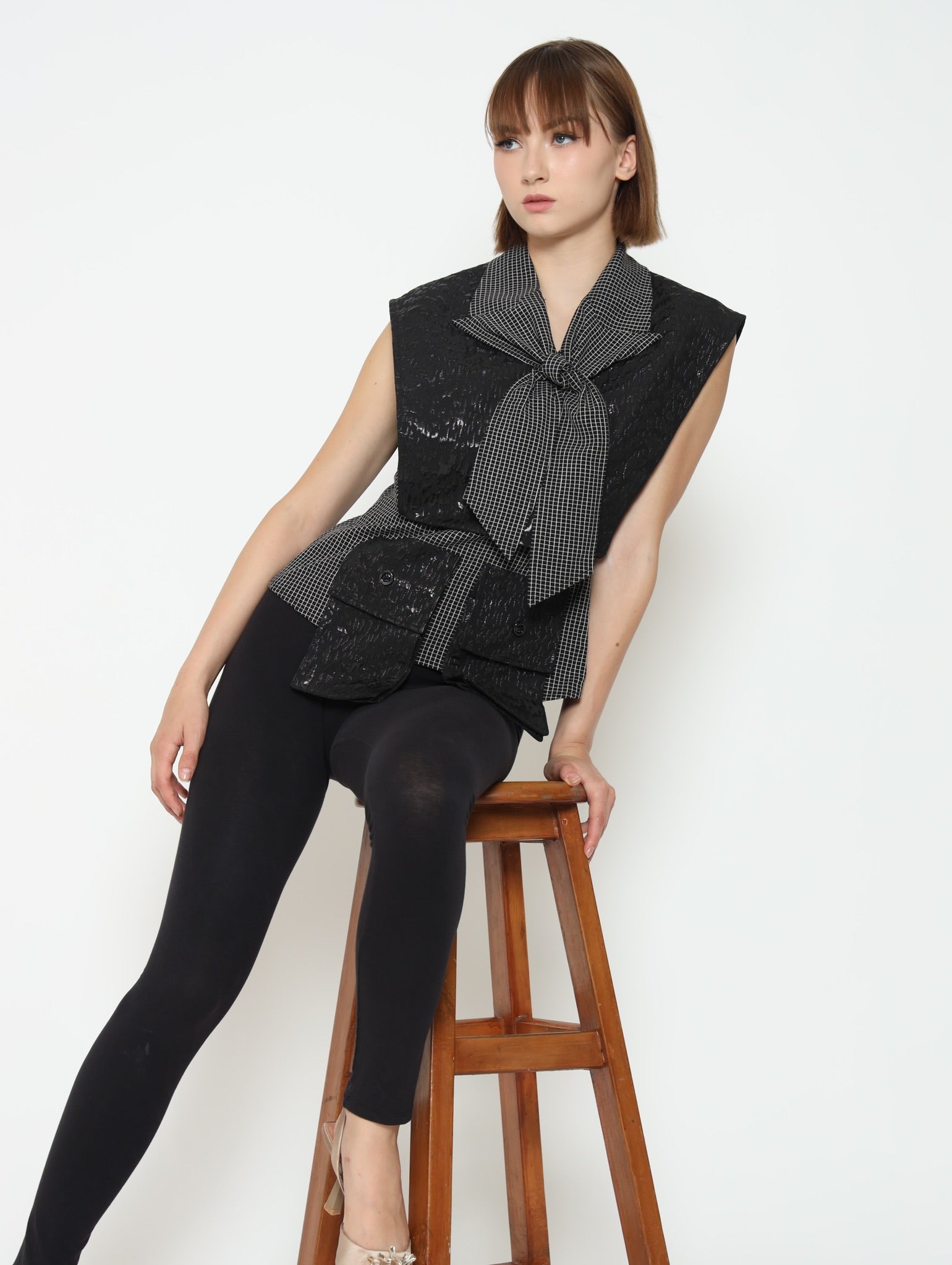 Bloom Et Champs Top Dasi Jacquard