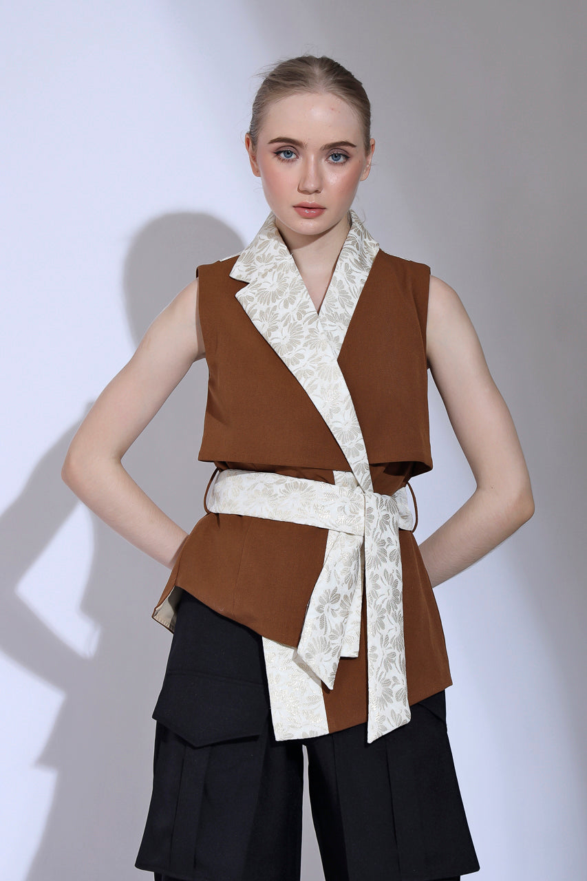 Bloom et Champs Vest Jinjet Terracotta