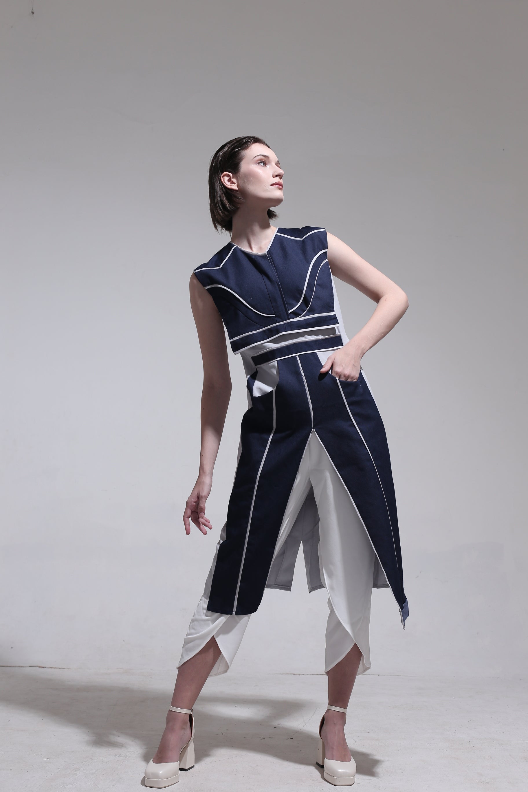 Bloom et Champs Geometric Long Top