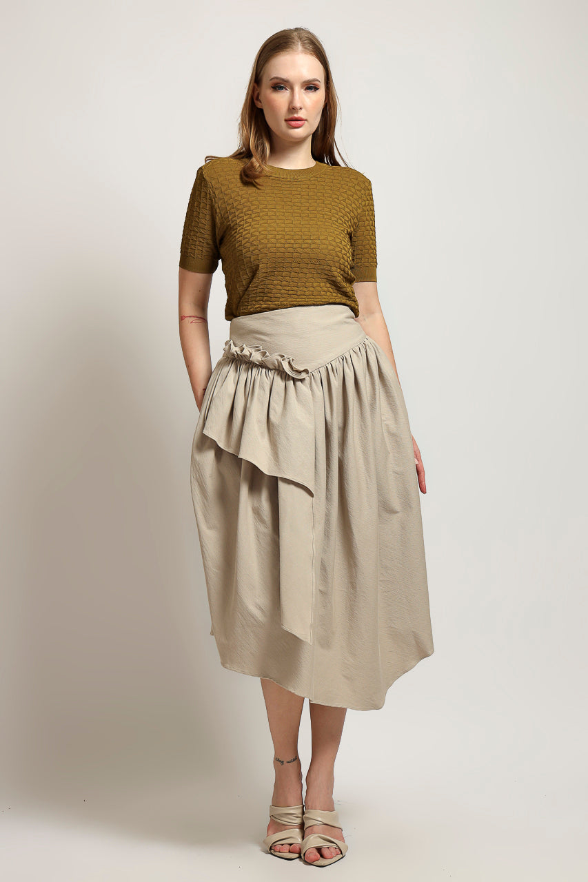 Bloom et Cotton Olive Knit