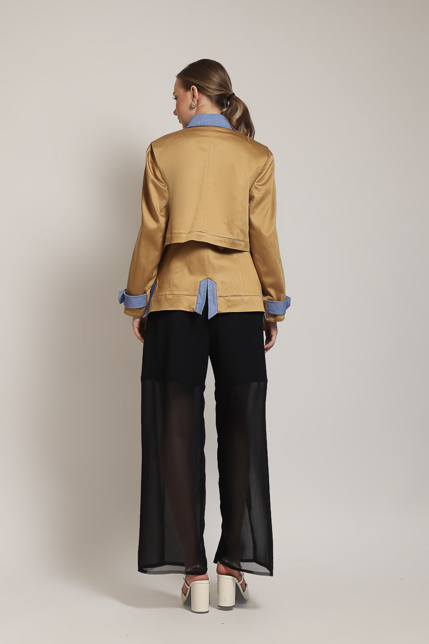Bloom et Champs Kemeja Safari Denim