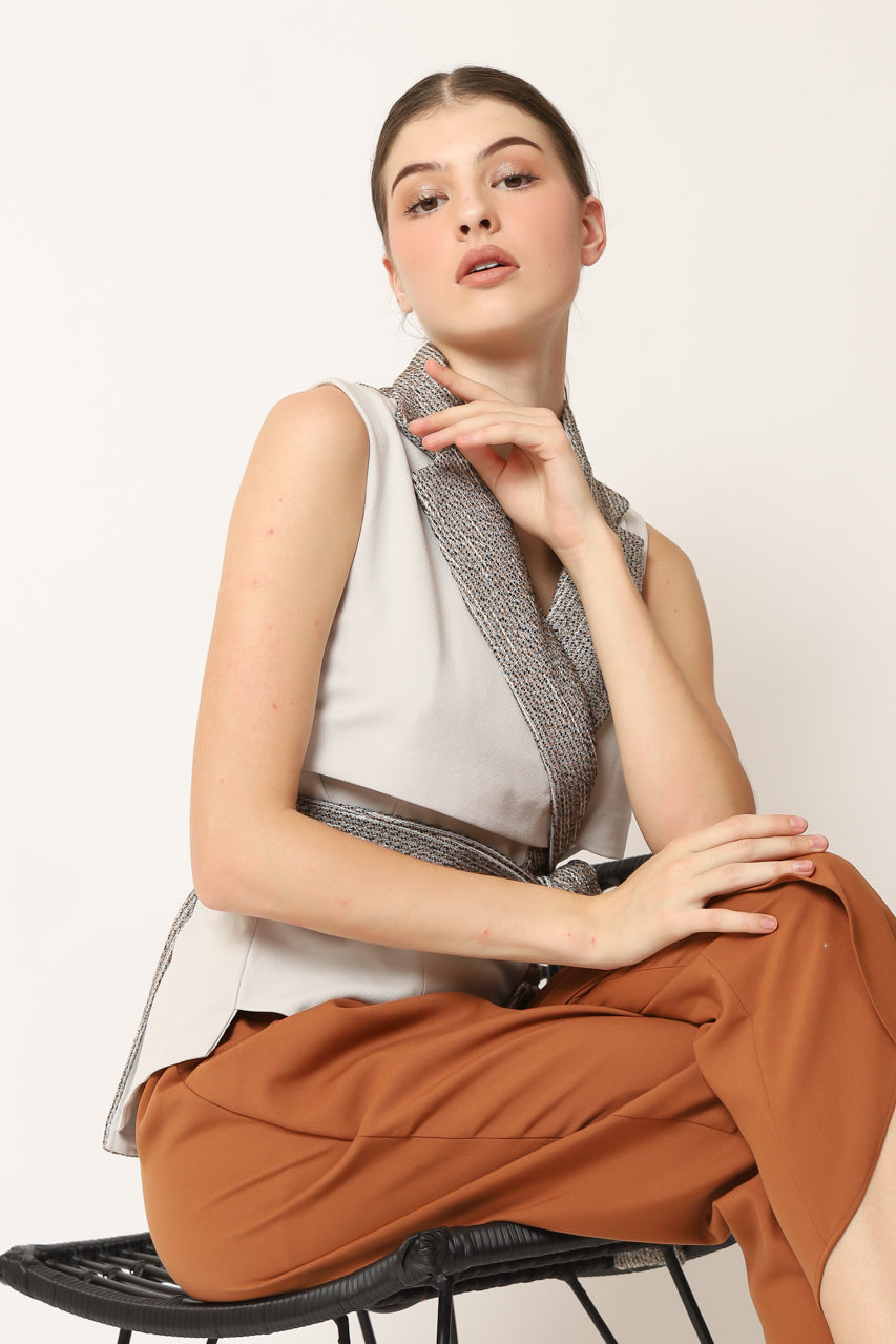 Bloom et Champs Vest Jinjet Tweed