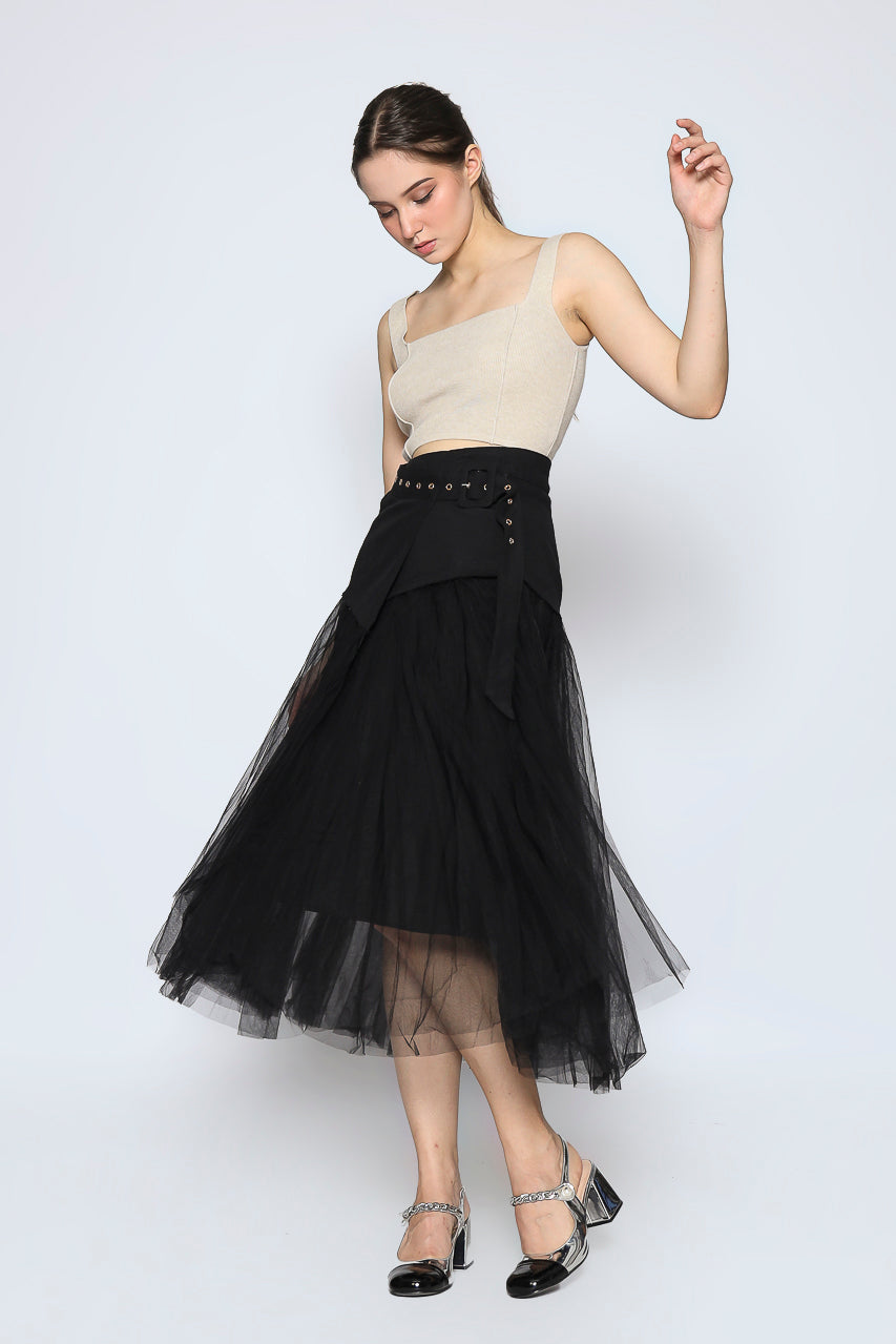 Bloom et Cotton Tutu Skirt with Belt