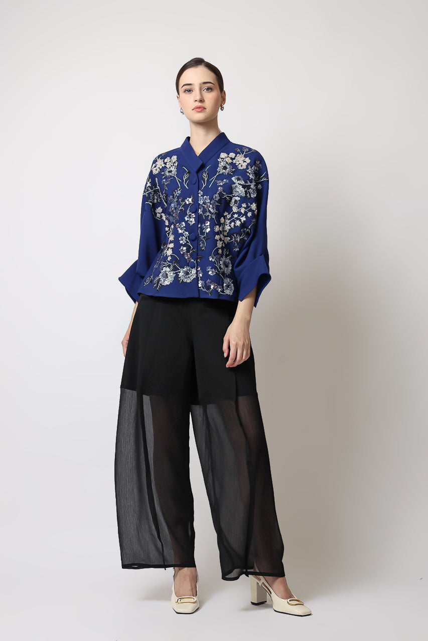 Bloom et Champs Blazer Biru Payet Elektrik