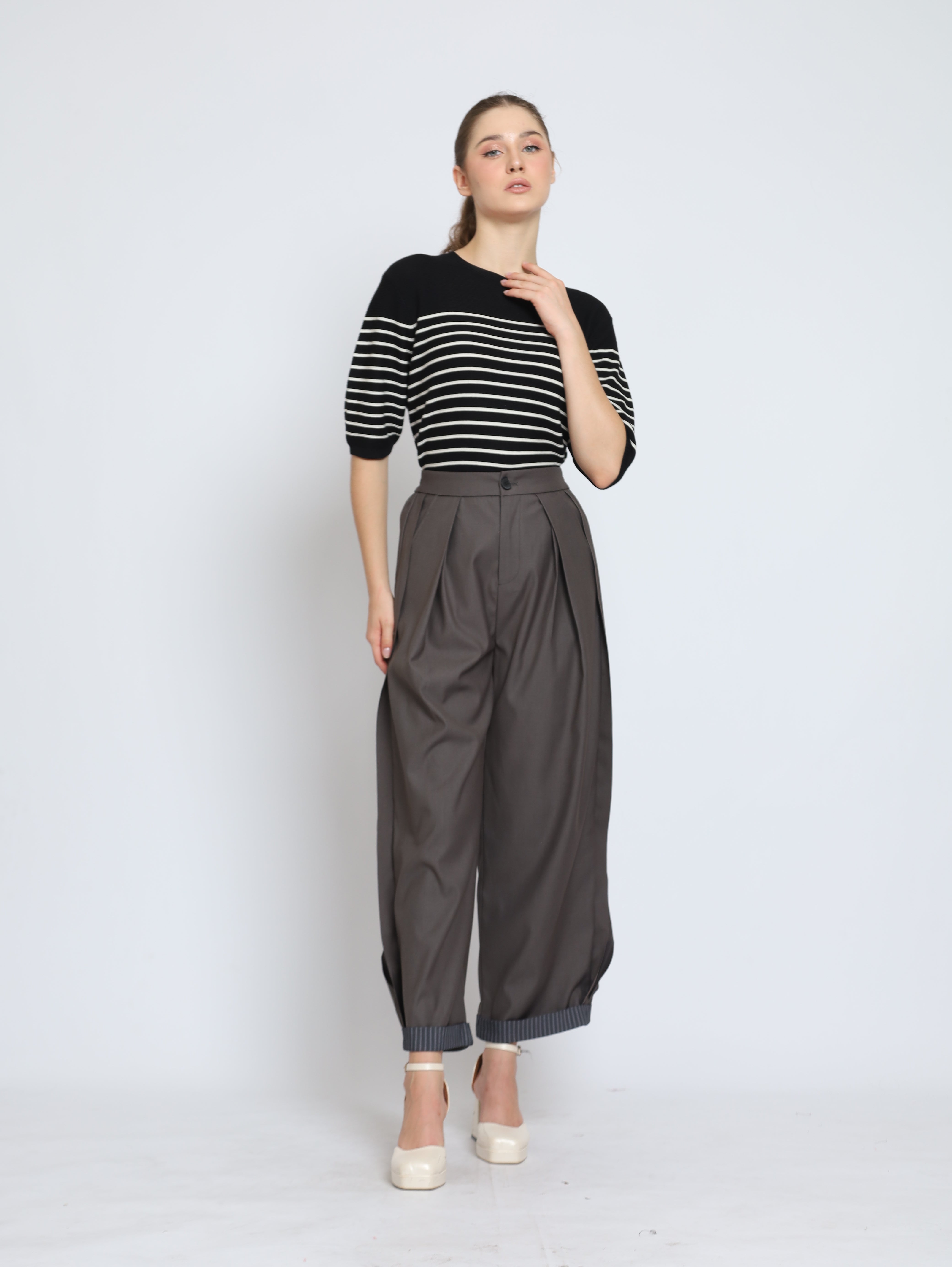 Bloom et Cotton BC Stripes Knit/ Yoji Pants
