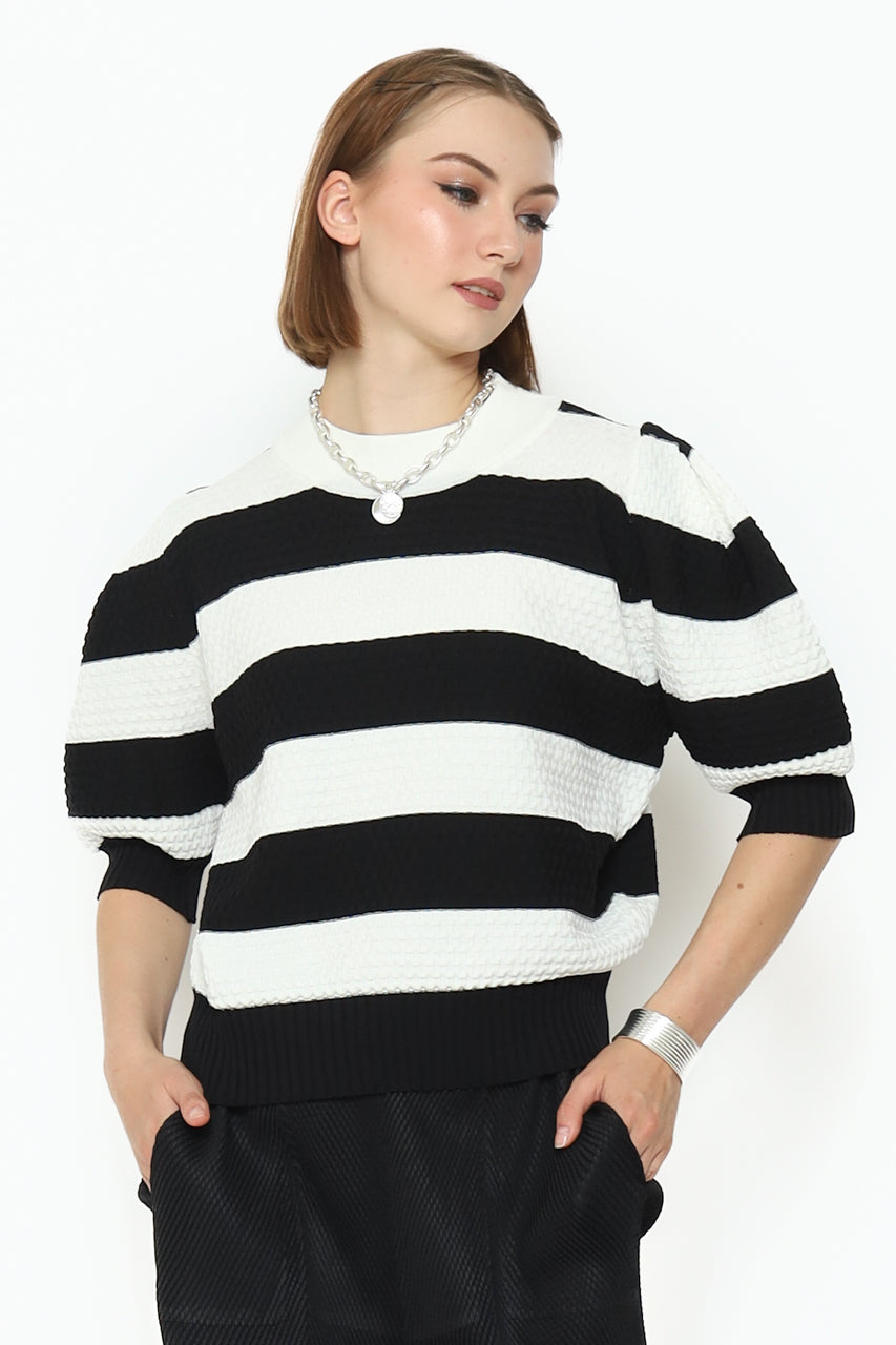 Bloom et Cotton Zebra Knit