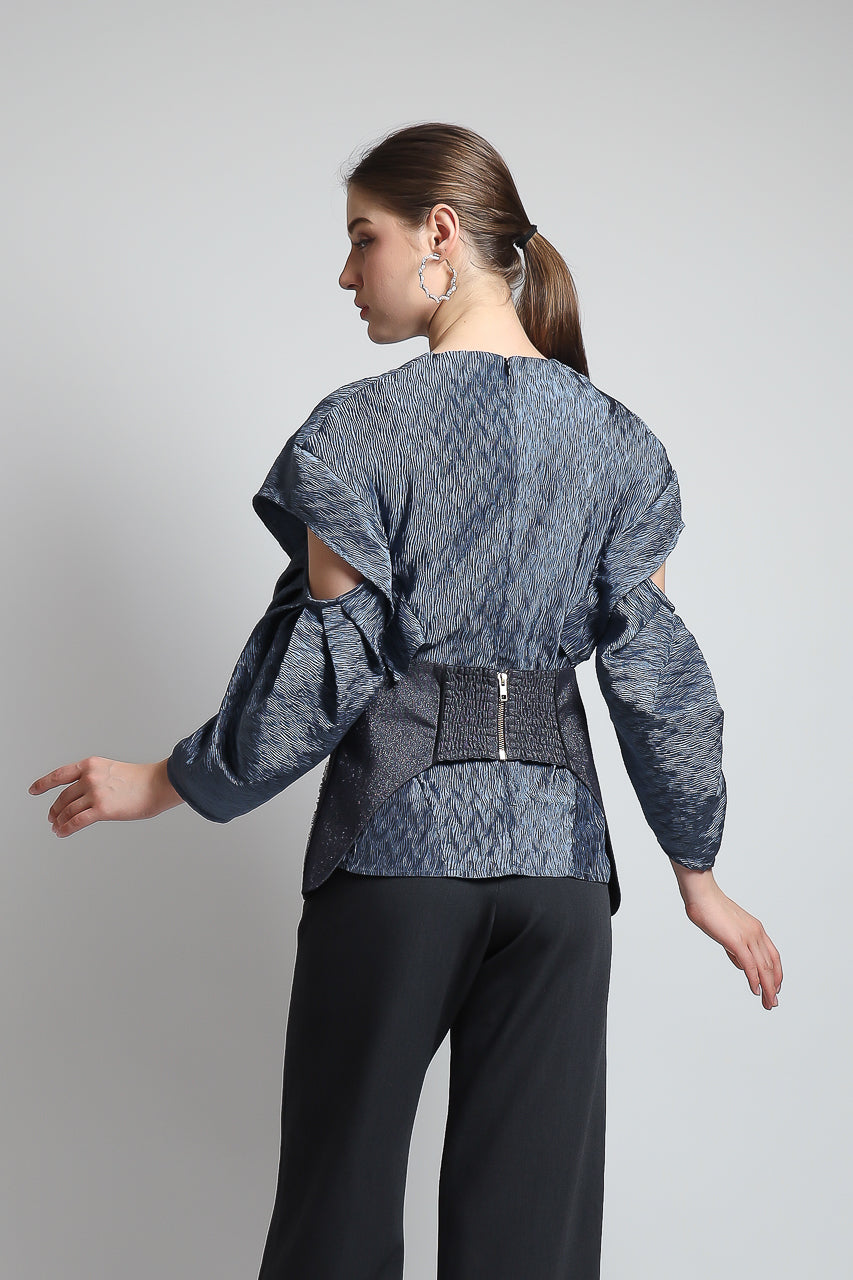 Bloom et Champs Top Obi Saten Pleats