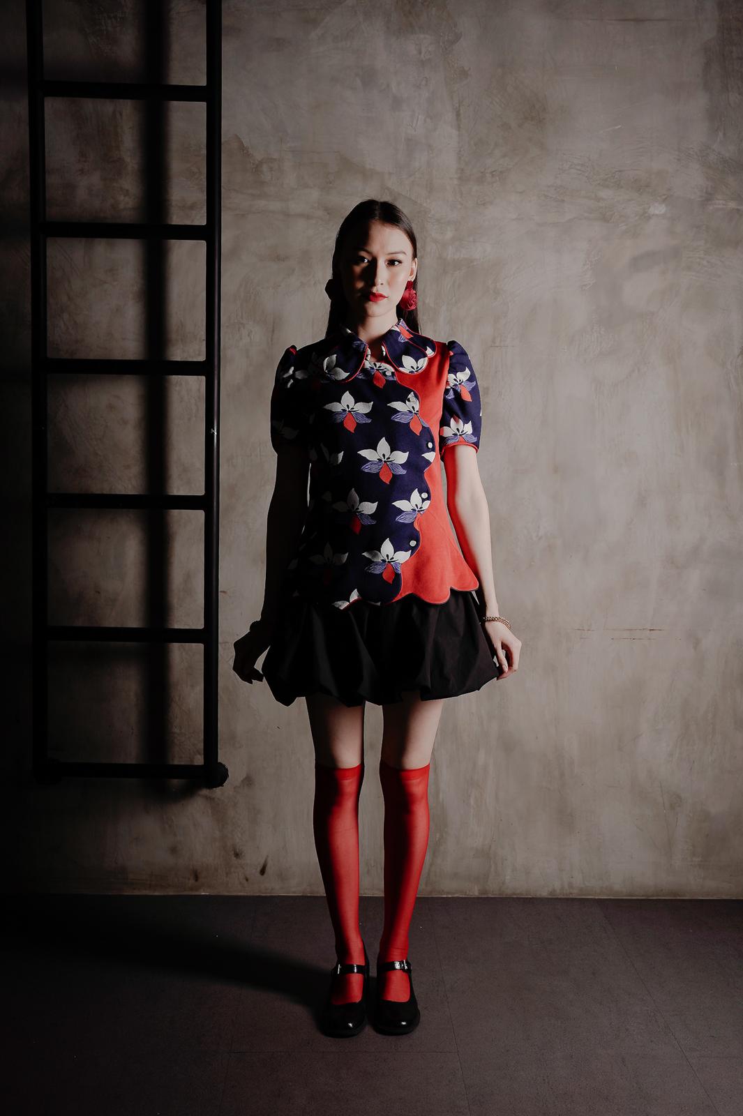 Bloom et Champs Scalloped Sakura Shirt