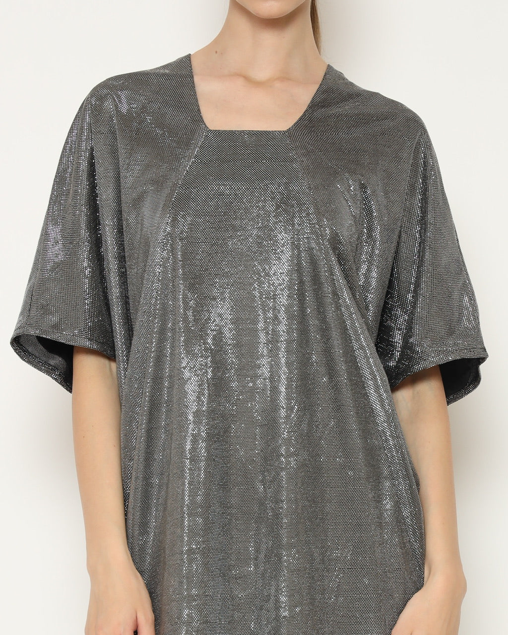 Bloom et Champs Dress Copper In Silver sparkle