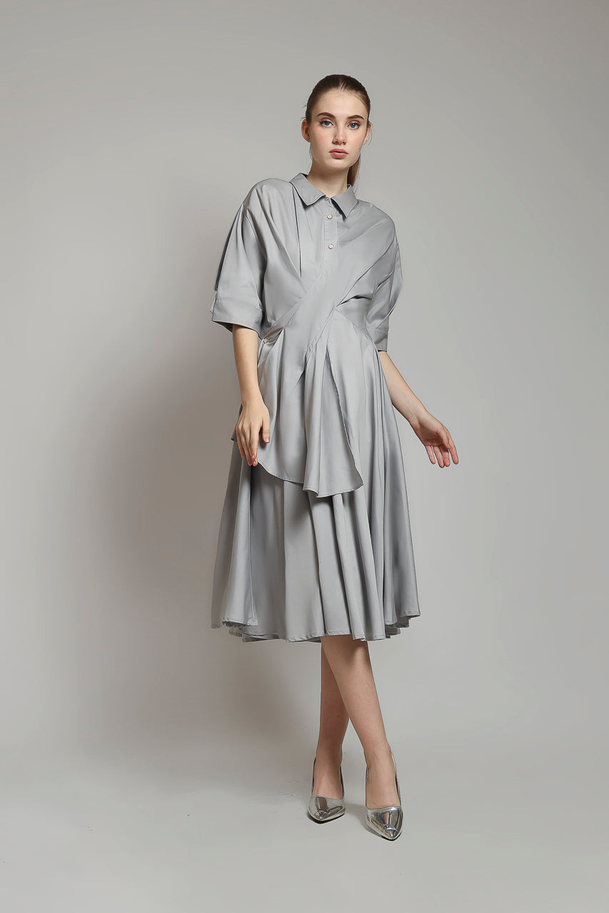 Bloom et Champs Dress Katun Abu