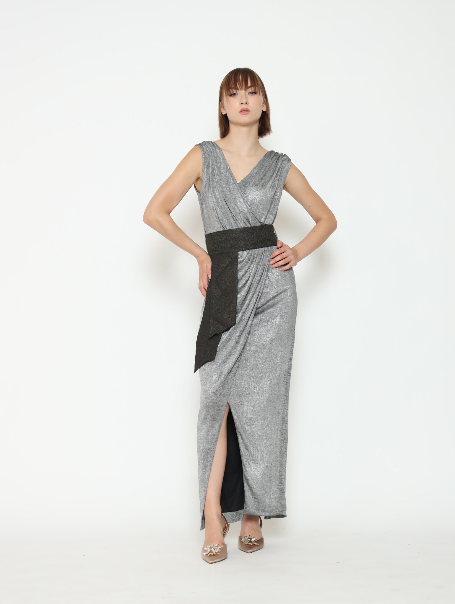 Bloom et Champs Dress Ploi With Belt