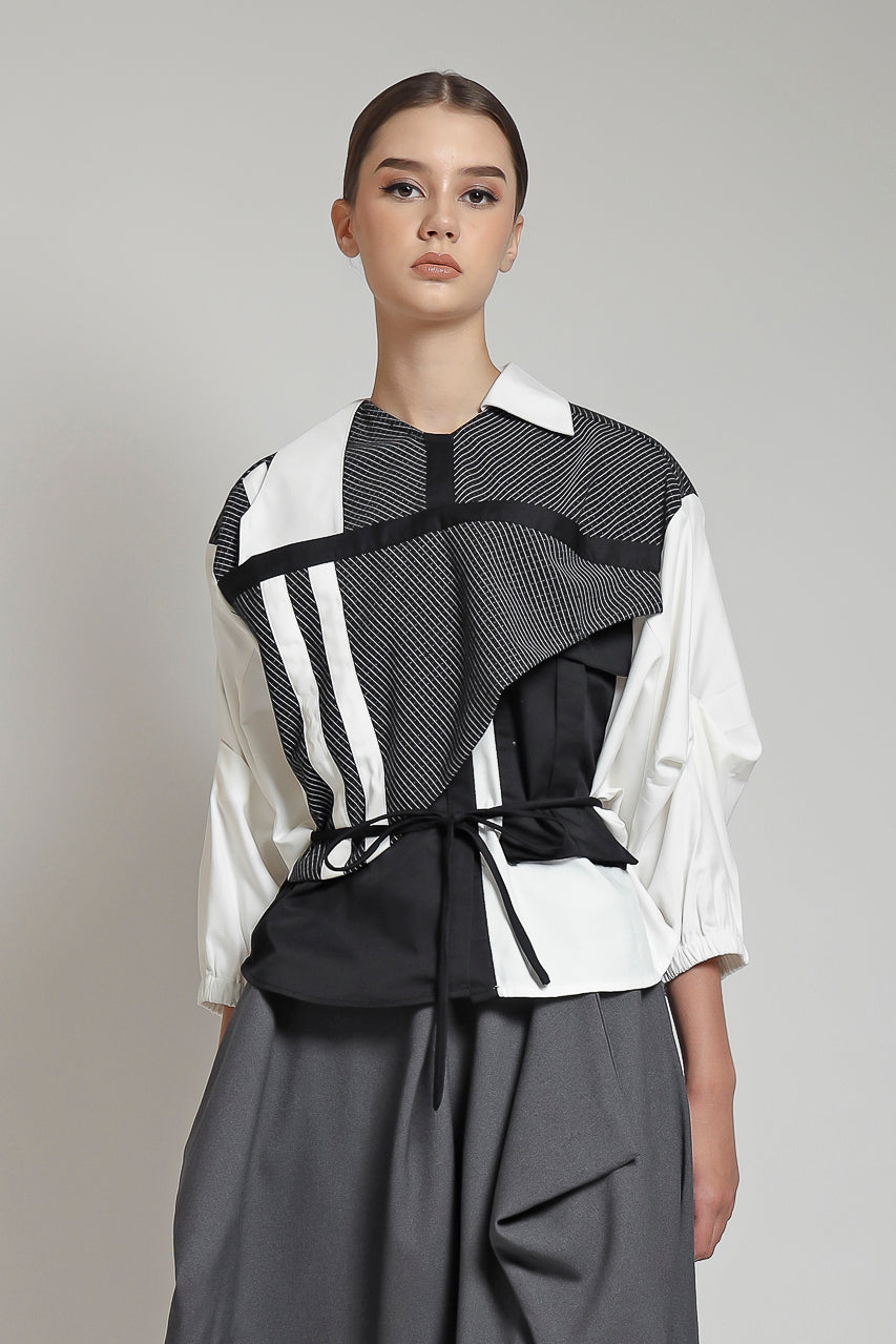 Bloom et Champs Kemeja Layer / Celana Kewer Abu