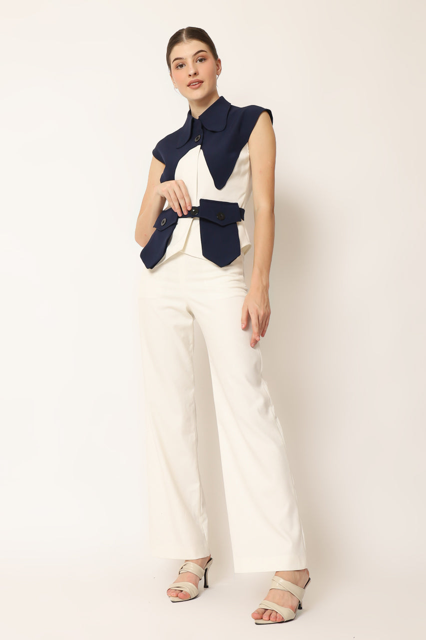 Bloom et Champs Top Segitiga Biru