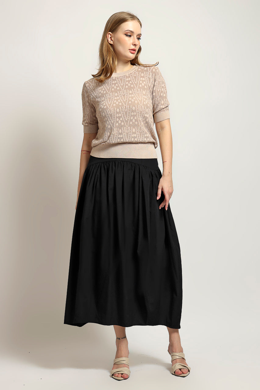 Bloom et Cotton Jacquard Knit