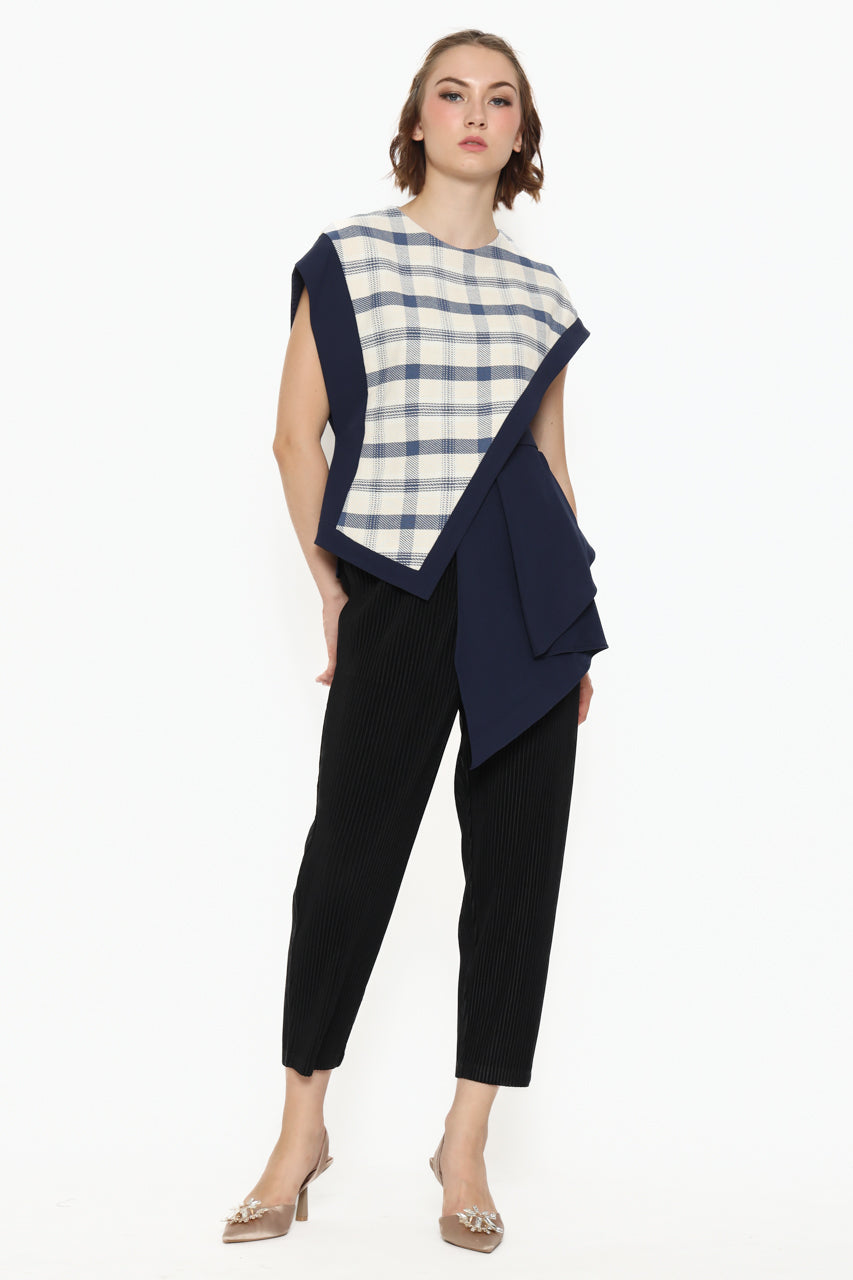 Bloom et Champs Tweed Navy Top