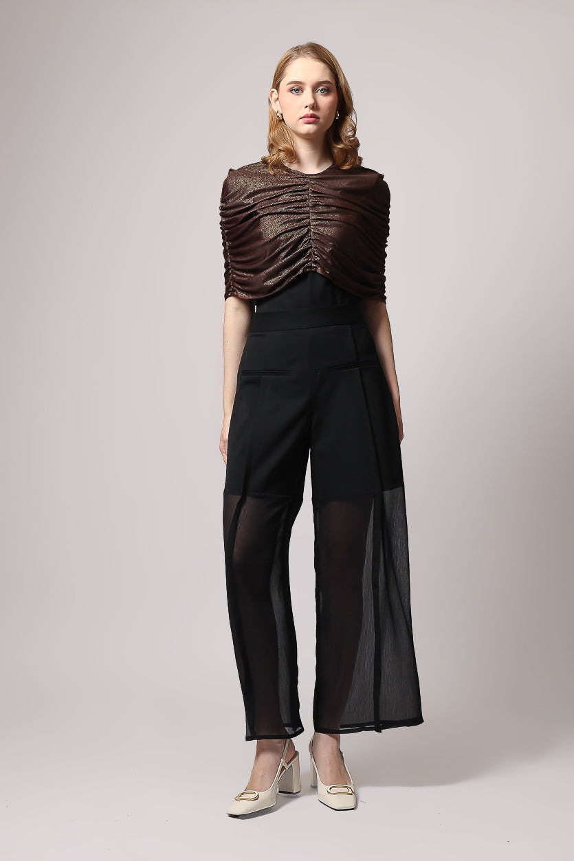 Bloom et Champs Top Coco Kerut/ Celana Alena Chiffon