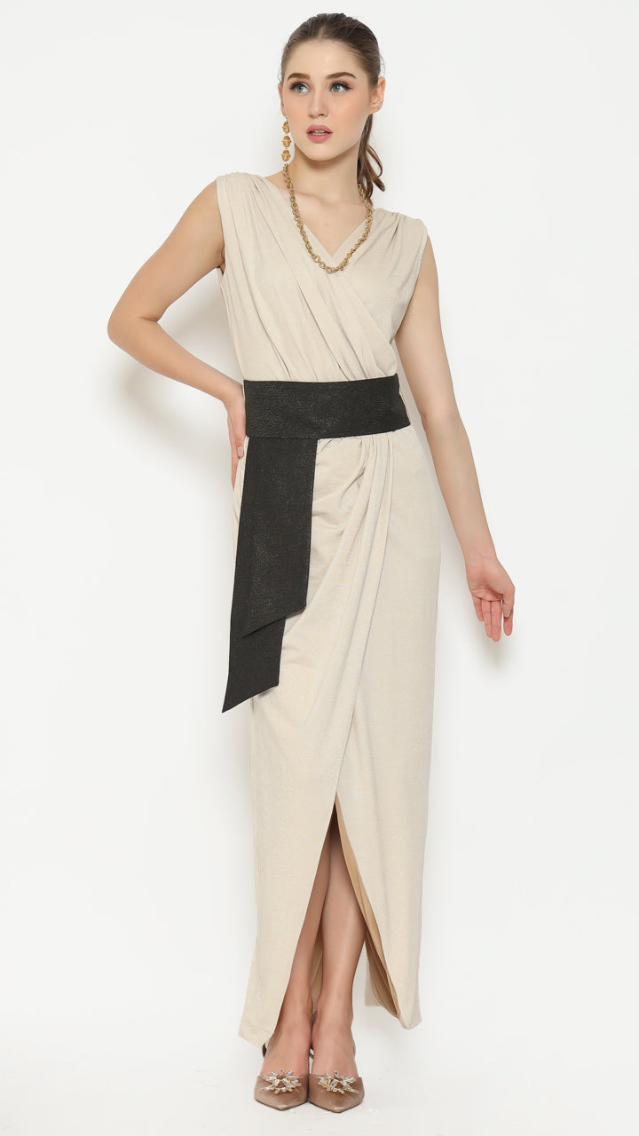 Bloom et Champs Dress Ploi in Champagne