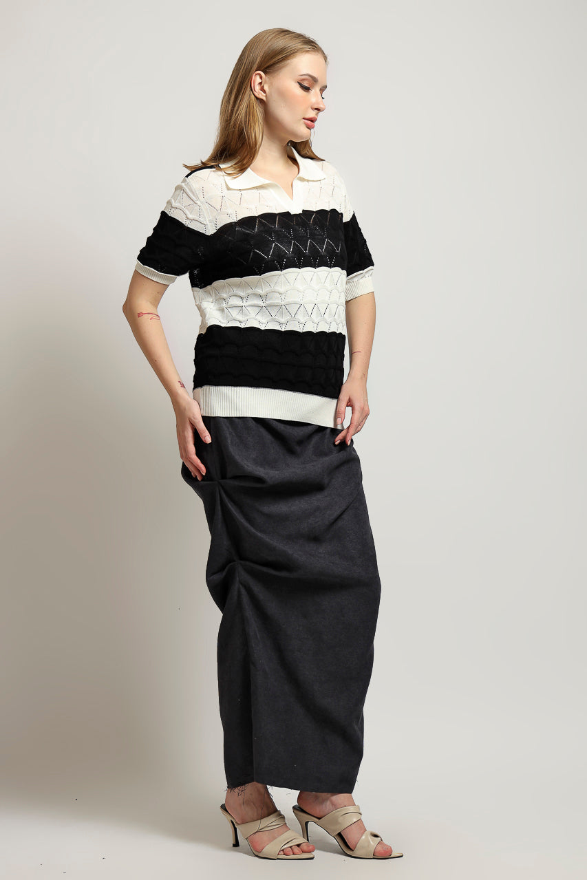 Bloom et Cotton Stripe Knit