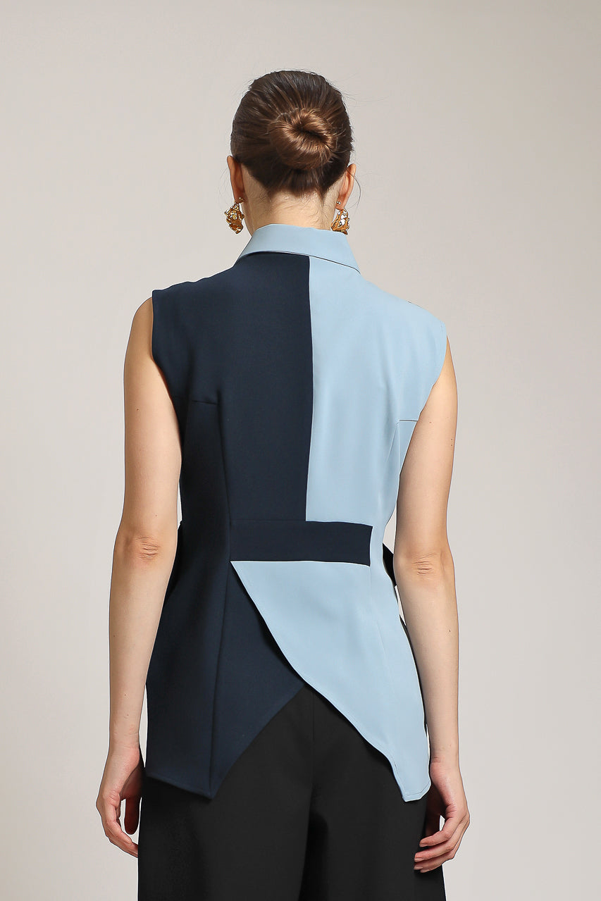 Bloom et Champs Vest Baby Blue