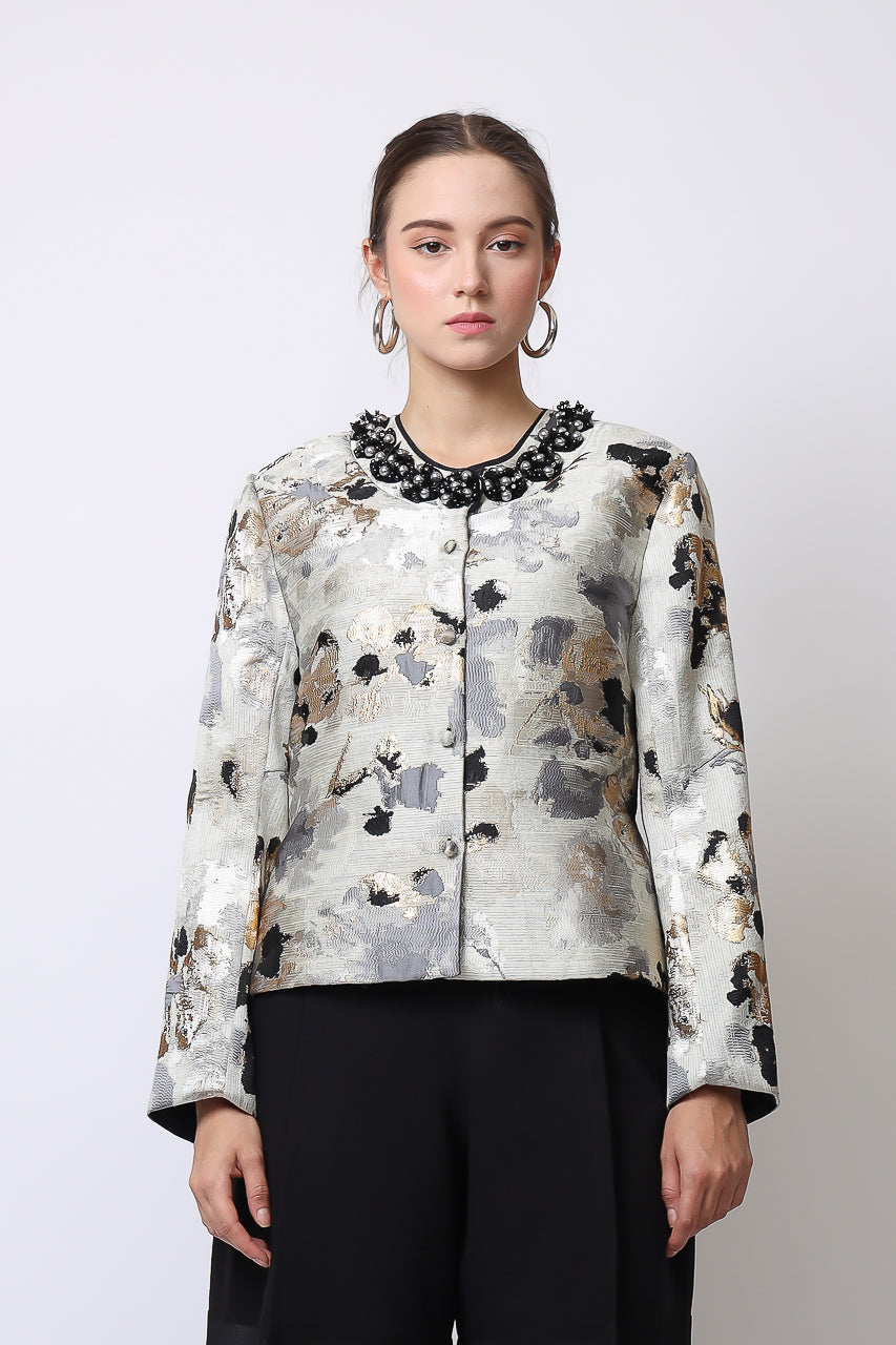 Bloom et Champs Jacquard Payet New Year Blazer