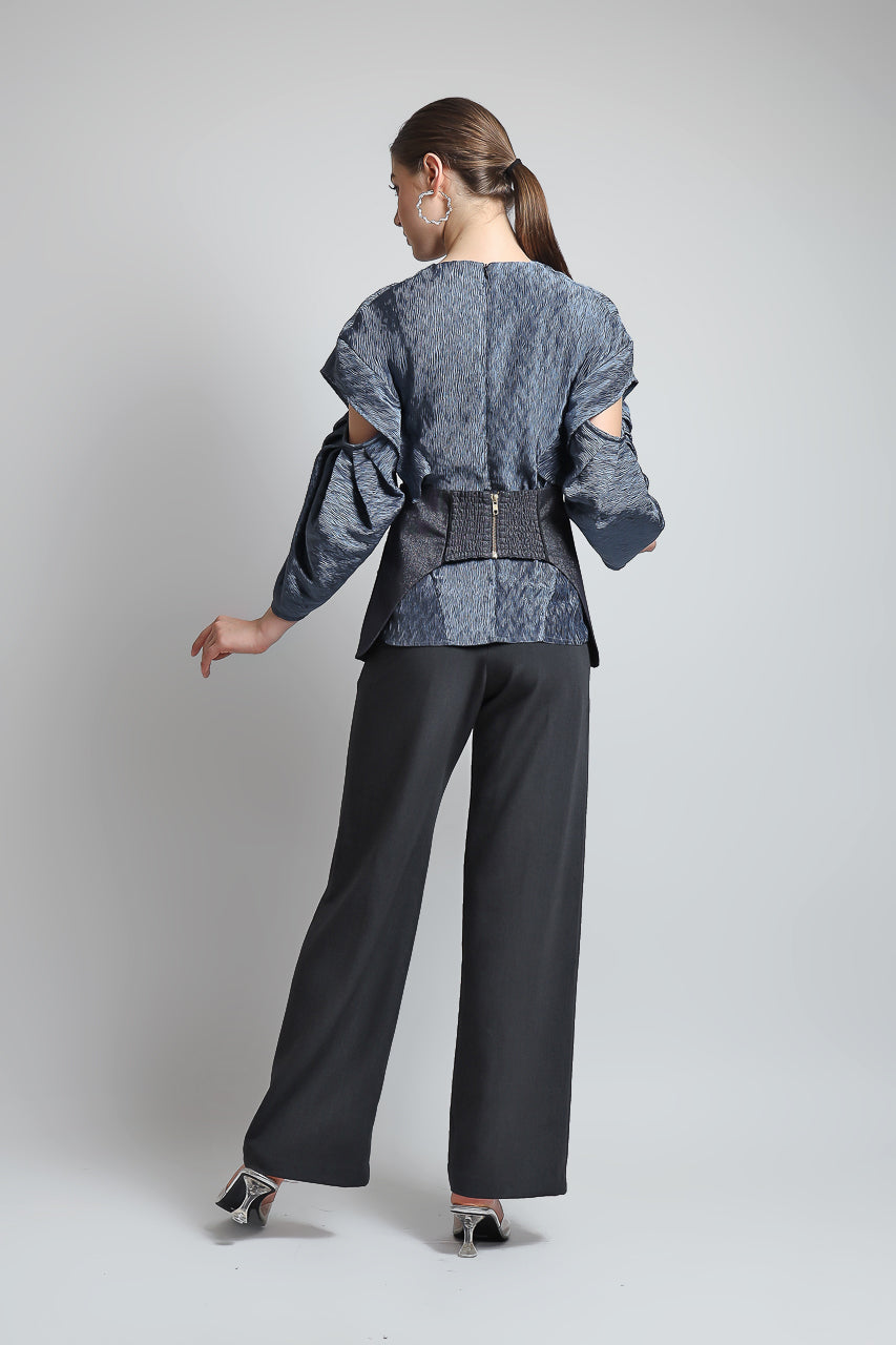 Bloom et Champs Top Obi Saten Pleats