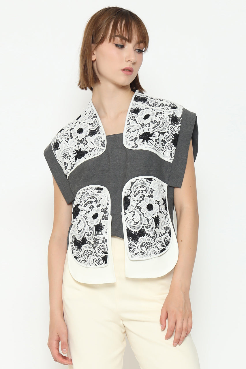 Bloom et Champs Top Brukat Abu