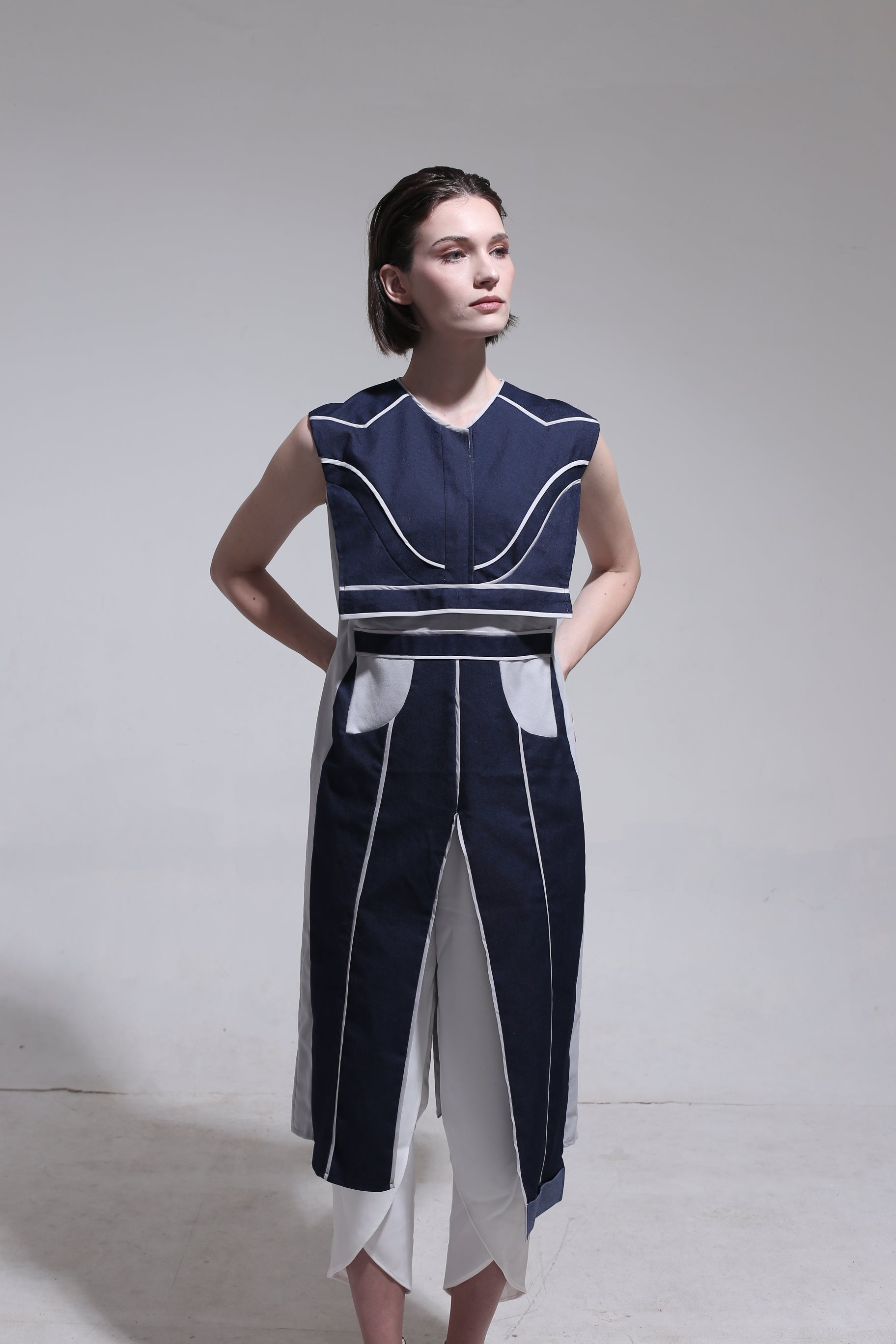 Bloom et Champs Geometric Long Top