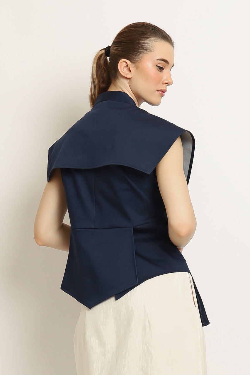 Bloom et Champs Selah Top in Denim