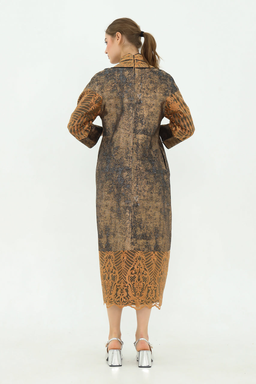 Bloom et Champs Dress Karung Jacquard