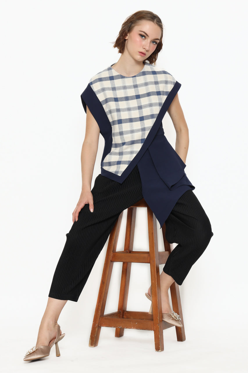 Bloom et Champs Tweed Navy Top