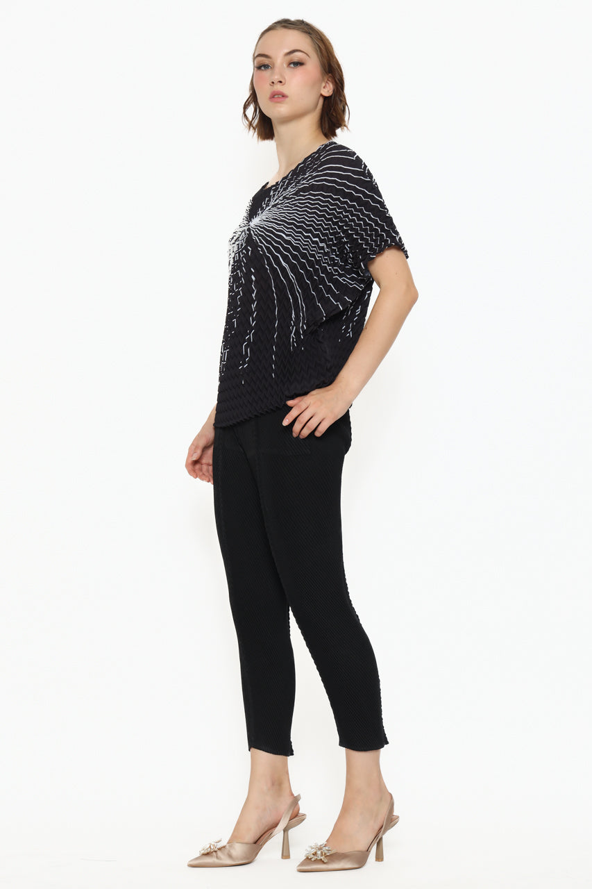 Bloom et Champs Stalactite Pleats/Textured Pleats Pants