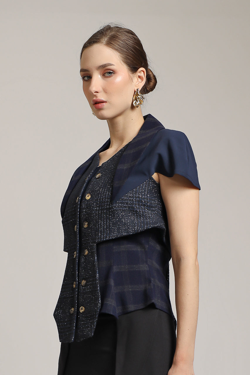 Bloom et Champs Double Buttons Blouse