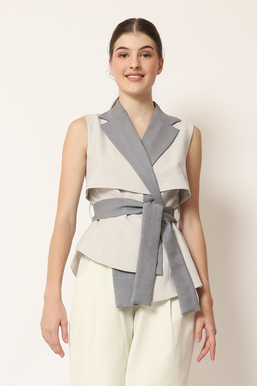 Bloom et Champs Vest Jinjet Grey Glitter