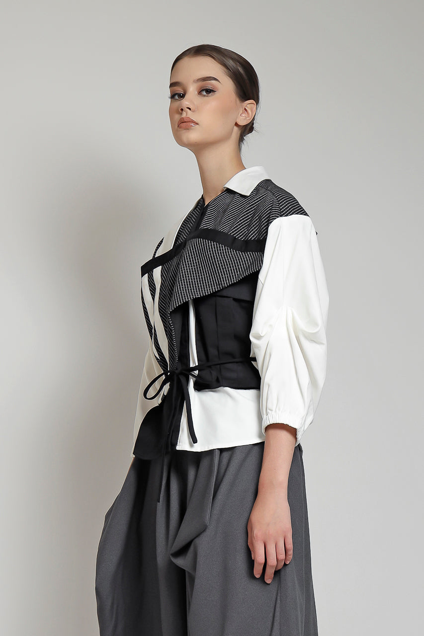 Bloom et Champs Kemeja Layer / Celana Kewer Abu