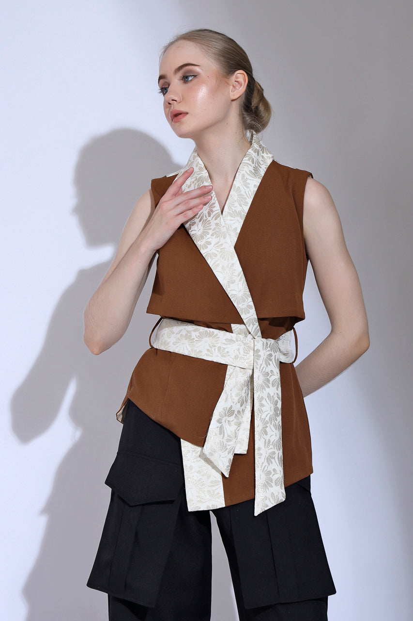 Bloom et Champs Vest Jinjet Terracotta