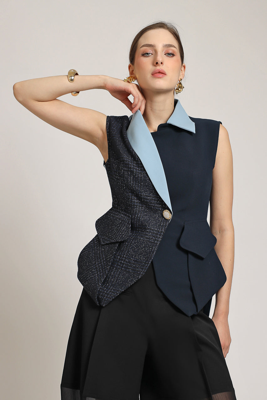 Bloom et Champs Vest Baby Blue