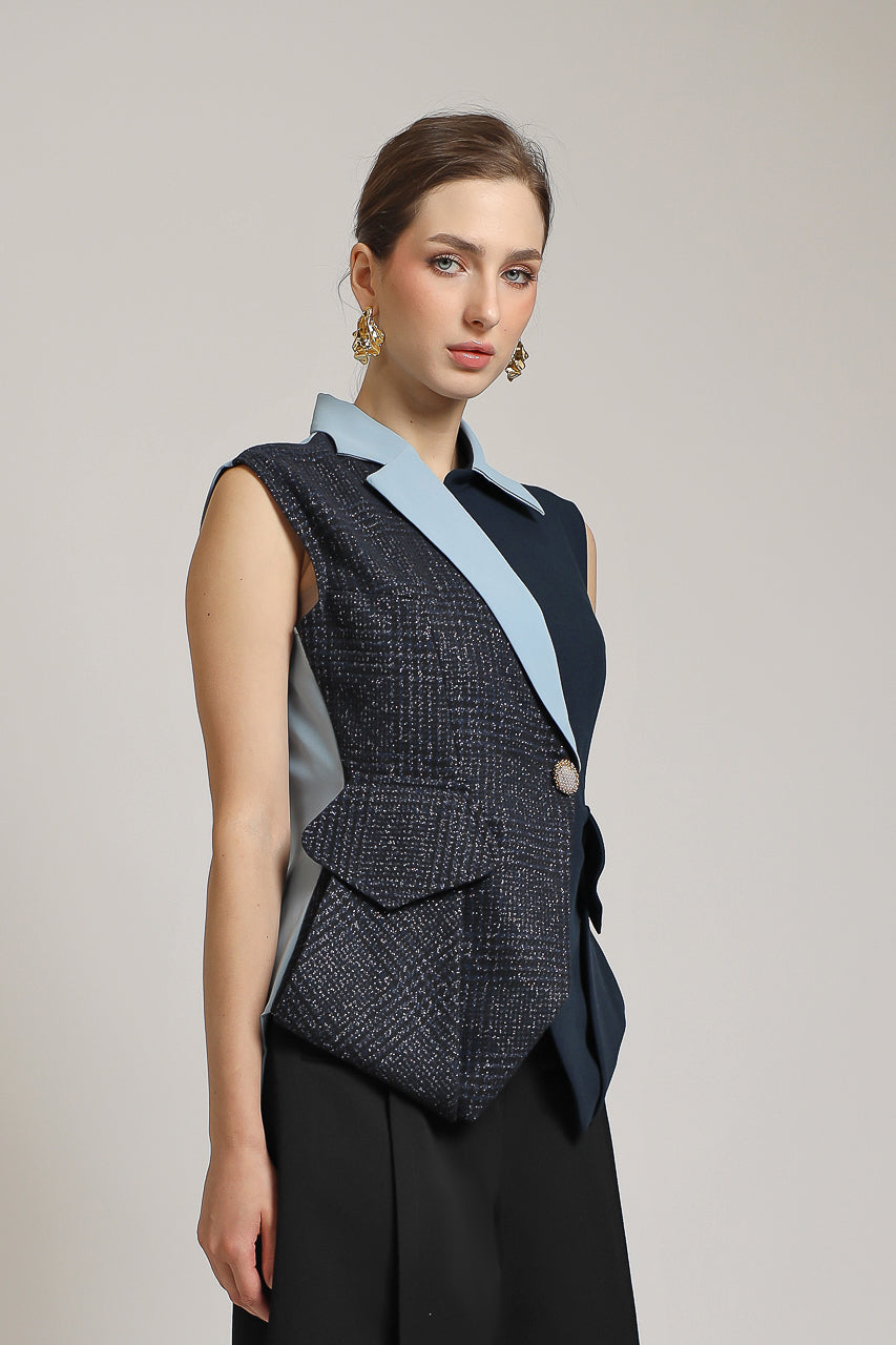 Bloom et Champs Vest Baby Blue