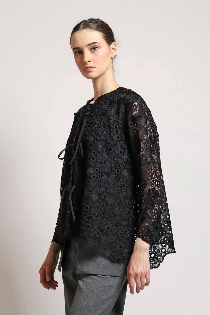 Bloom et Champs Kimono Tali Pita Hitam