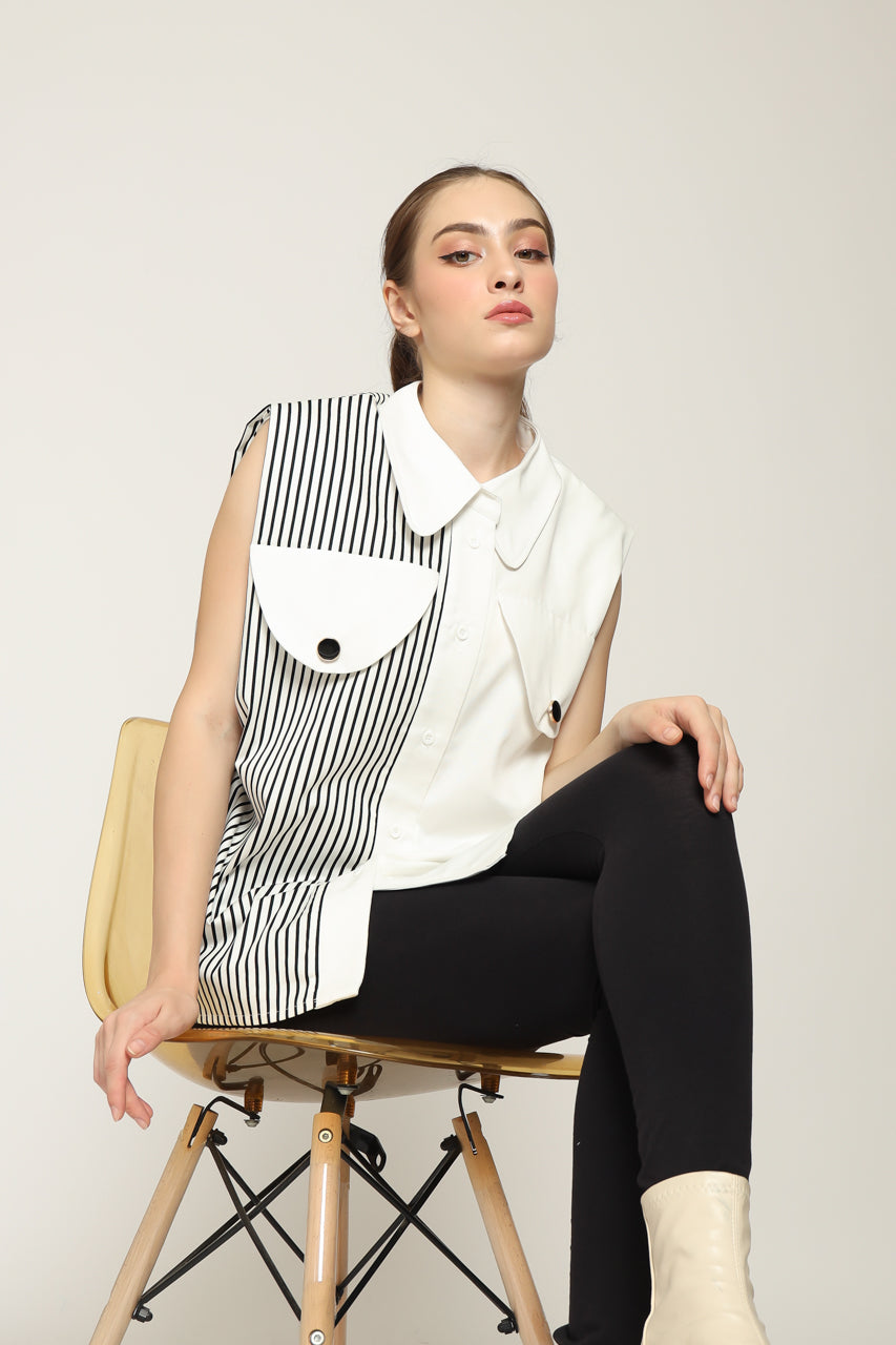 Bloom et Cotton Half Shirt